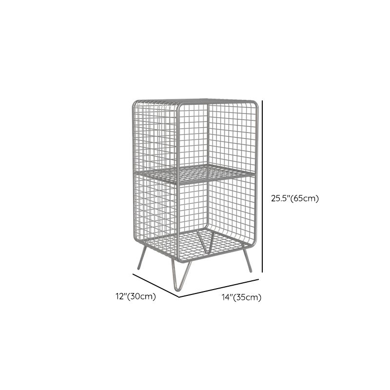 Metal Closed Back Standard Bookshelf Modern Style Bookcase with Shelves Clearhalo 'Bookcases' 'furn' 'furn_bookcases' 'Furniture' 'Office Furniture' 1200x1200_7ac4347f-708c-426c-923a-da32e2227ec2