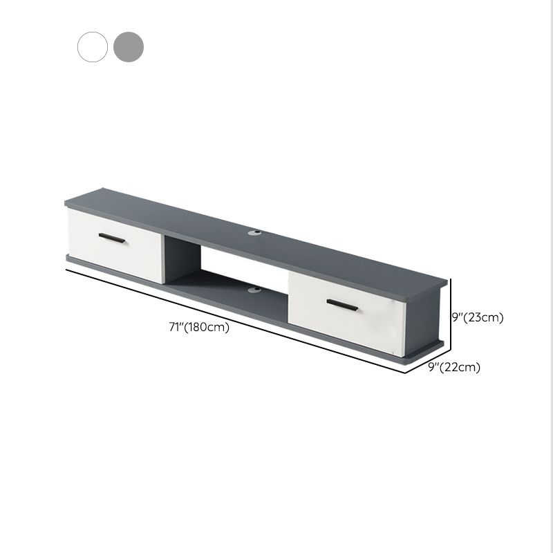 Contemporary Media Console Wooden TV Stand Console with Doors Clearhalo 'furn' 'furn_tv_stands_entertainment_centers' 'Furniture' 'Living Room Furniture' 'TV Stands & Entertainment Centers' 'TV Stands & Media Storage Furniture' 'tv_stands_entertainment_centers' 1200x1200_7ac5e30a-ed94-4453-be62-b6d9235fcdfd