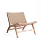 Woven Back Lounge Chair Basic Four Leg Solid Wood Chair for Living Room Clearhalo 'Accent Chairs' 'accent_chairs' 'Chairs & Seating' 'furn' 'furn_accent_chairs' 'Furniture' 'Living Room Furniture' 1200x1200_7ac5fa02-a770-436f-bccd-8337f7c616ff