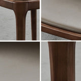 Scandinavian Style Wood Dining Chairs Dining Room Armless Solid Back Chair Clearhalo ' kitchen&dining_furn' 'Dining Chairs' 'Dining Tables & Seating' 'dining_chair' 'furn' 'furn_dining_chair' 'Furniture' 'furniture_dining_chair' 'Kitchen & Dining Furniture' 'kitchen' 1200x1200_7ac6016c-1a10-416a-8881-3befdf5298ff