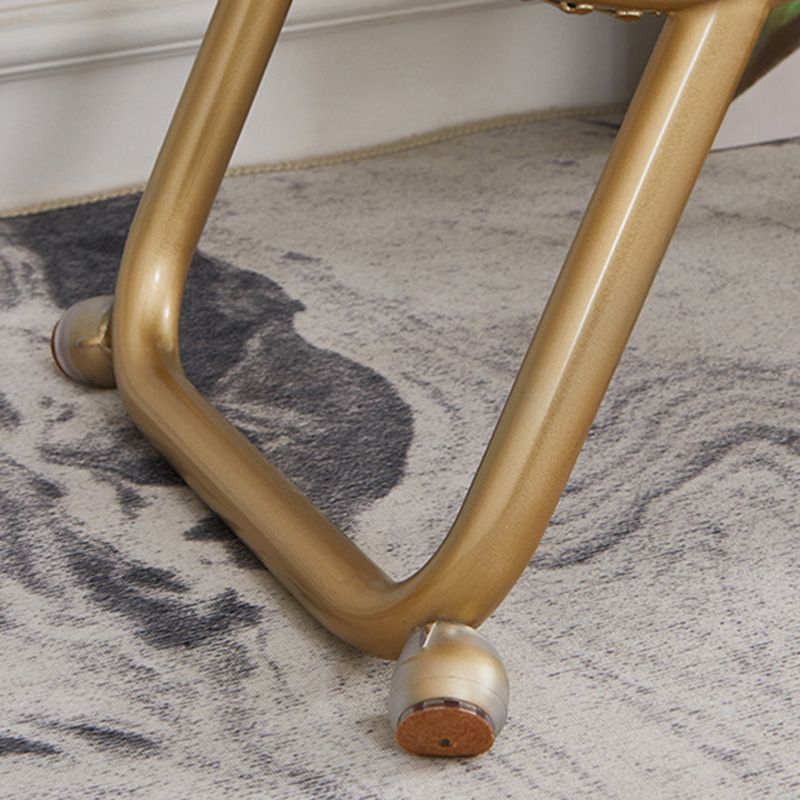 Metal 4 Shelf Bookshelf Gold Glam Shelf Bookcase Closed Back 63" Tall