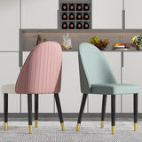 Scandinavian Style Dining Chair Wood Dining Room Armless Cushioned Parsons Chair (Set of 2) Clearhalo ' kitchen&dining_furn' 'Dining Chairs' 'Dining Tables & Seating' 'dining_chair' 'furn' 'furn_dining_chair' 'Furniture' 'furniture_dining_chair' 'Kitchen & Dining Furniture' 'kitchen' 1200x1200_7aca2239-31e7-4073-9810-aeb684b15831