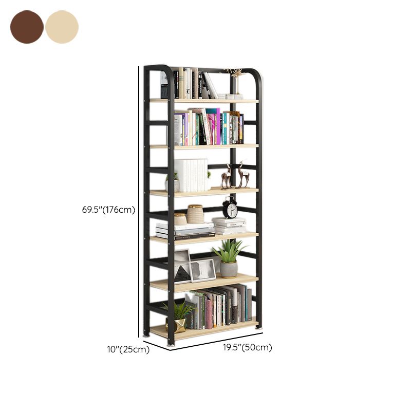 Metal Open Shelf Bookcase Shelves Included Etagere Bookshelf for Study Room