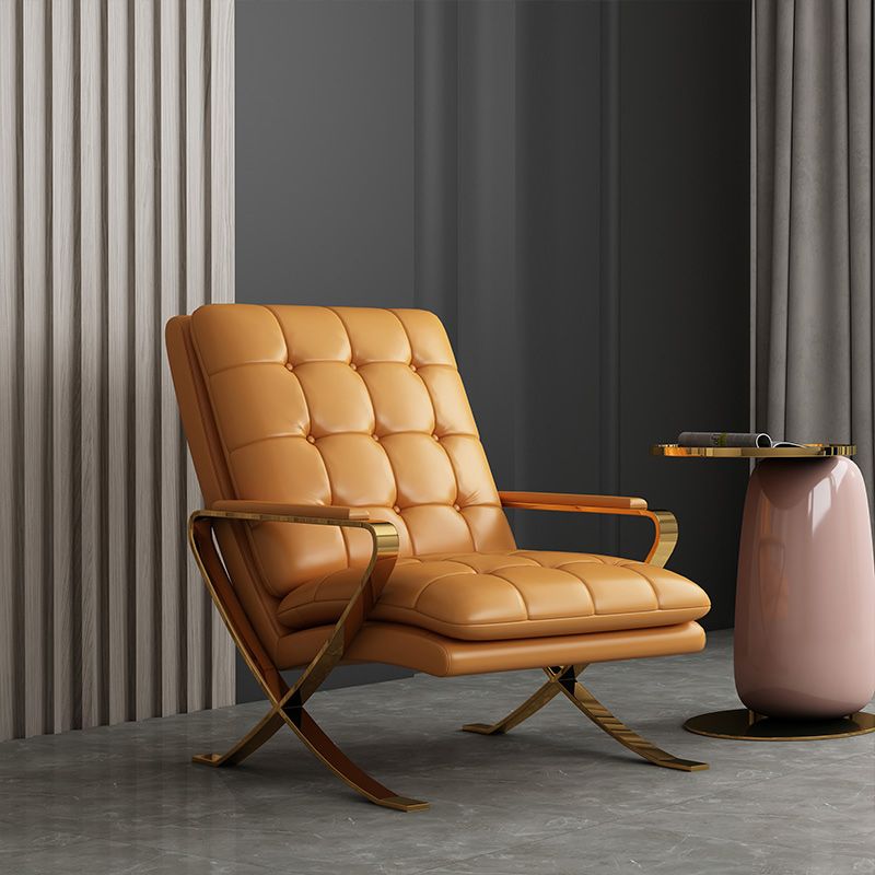 Contemporary Accent Armchair Modern Upholstered Accent Chair Clearhalo 'Accent Chairs' 'accent_chairs' 'Chairs & Seating' 'furn' 'furn_accent_chairs' 'Furniture' 'Living Room Furniture' 1200x1200_7acbeae7-9e12-410a-825c-8c1d05622cb6