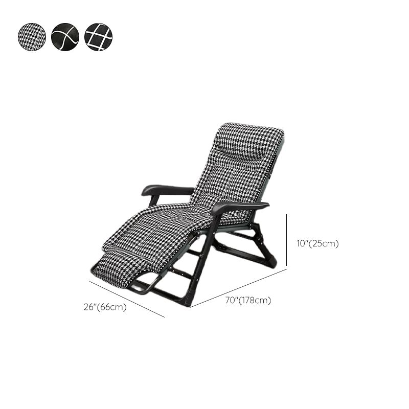 Ergonimic Recliner in Contemporary Black Metal Base with Tufted Back Clearhalo 'Chairs & Seating' 'furn' 'furn_recliners' 'Furniture' 'Living Room Furniture' 'Recliners' 1200x1200_7accda1b-2b92-4001-84ca-5d9bccfab3ed