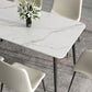 Modern 1/2/5/7 Pieces Dining Set Rectangle Sintered Stone Dining Table Set Clearhalo 'Dining Room Sets' 'Dining Tables & Seating' 'dining_room_set' 'furn' 'furn_dining_room_set' 'Furniture' 'furniture_dining_room_set' 'Kitchen & Dining Furniture' 'kitchen&dining_furn' 'kitchen' 1200x1200_7ace6a54-9815-429e-8207-2c5c9bb95725