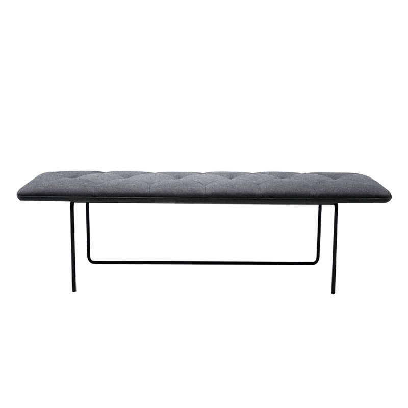 Rectangle Seating Bench Cushioned Backless Entryway and Bedroom Bench Clearhalo 'Benches' 'Chairs & Seating' 'furn' 'furn_benches' 'Furniture' 'Living Room Furniture' 1200x1200_7aceadef-743c-492d-998c-91b1b3a521f8