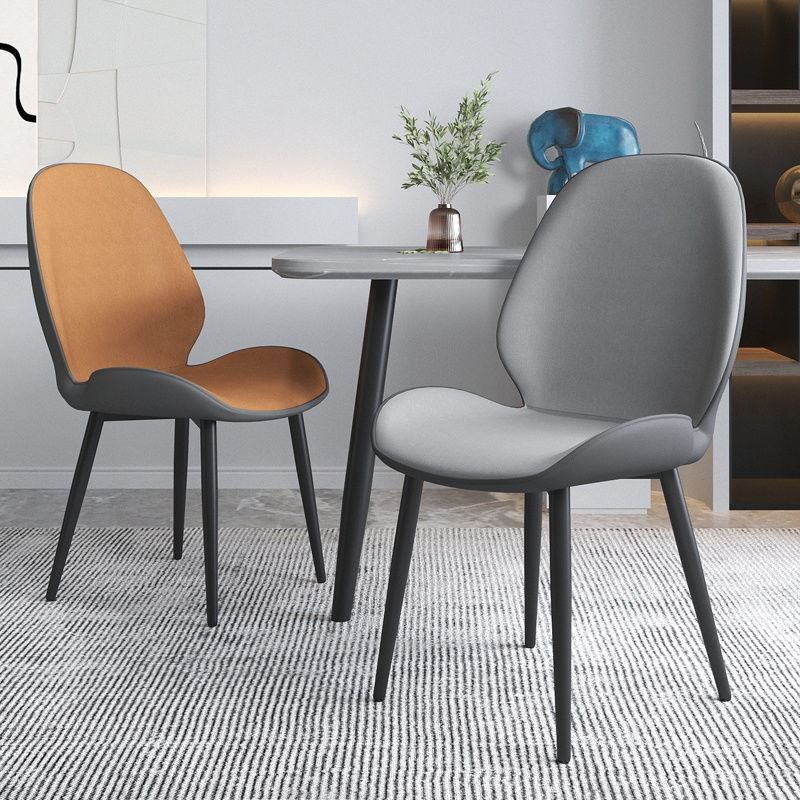 Modern Upholstered Restaurant Side Chair Matte Finish Wingback Dining Chair Clearhalo ' kitchen&dining_furn' 'Dining Chairs' 'Dining Tables & Seating' 'dining_chair' 'furn' 'furn_dining_chair' 'Furniture' 'furniture_dining_chair' 'Kitchen & Dining Furniture' 'kitchen' 1200x1200_7ad20141-f2d3-4416-b607-a635fde0b0de