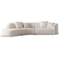 Scandinavian Beige Curved Sectional for Apartment and Living Room Clearhalo 'furn' 'furn_sectionals' 'Furniture' 'Living Room Furniture' 'Sectionals' 1200x1200_7ad70902-1132-4daa-8124-af3e5c88a899