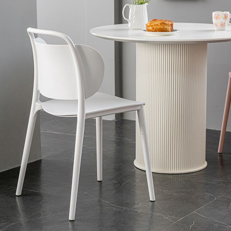 Modern Plastic Dining Chair Open Back Dining Side Armless Chair for Kitchen Clearhalo ' kitchen&dining_furn' 'Dining Chairs' 'Dining Tables & Seating' 'dining_chair' 'furn' 'furn_dining_chair' 'Furniture' 'furniture_dining_chair' 'Kitchen & Dining Furniture' 'kitchen' 1200x1200_7ad805ab-d4bb-4589-9221-36df83088425