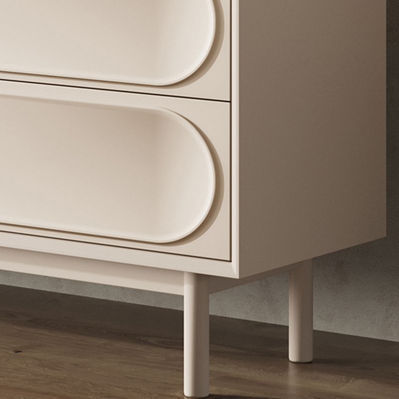 Cómoda cómoda de almacenamiento de madera Cómoda contemporánea con cajones