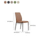 Faux Leather Parsons Dining Chair Dining Room Upholstered Chair Clearhalo 'Dining Chairs' 'Dining Tables & Seating' 'dining_chair' 'furn' 'furn_dining_chair' 'Furniture' 'Kitchen & Dining Furniture' 1200x1200_7ad98fac-0f66-456f-9d07-06f5ae739438