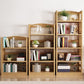 Modern Solid Wood Bookshelf Open Shelf Standard Bookshelf 62.2" H X 11" W