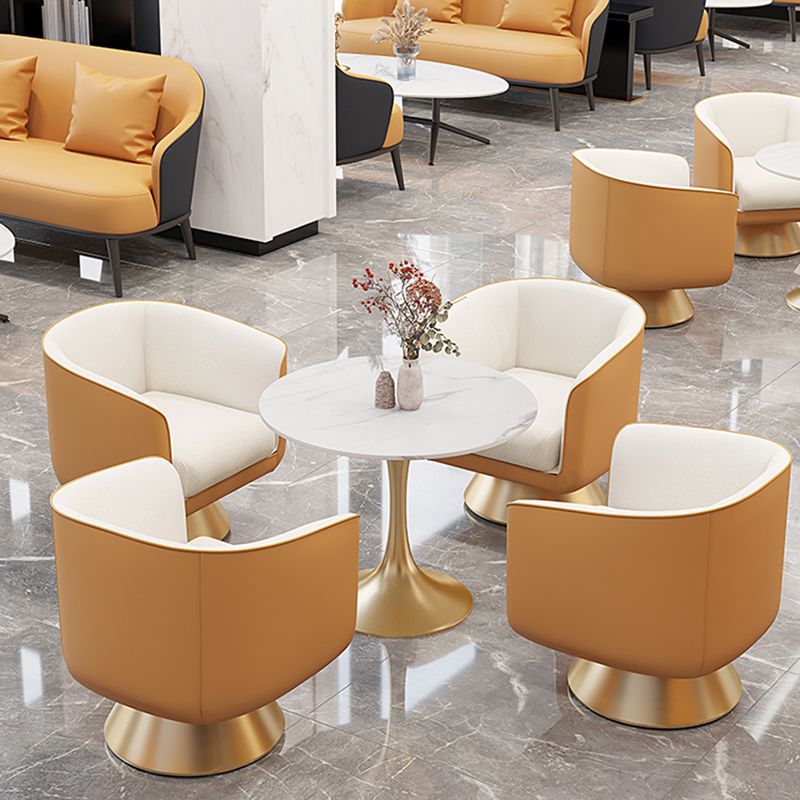 25.59 "brede vatstoel faux lederen armen inbegrepen stoel voor woonkamer