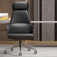 Faux Leather Arm Desk Chair Modern Swivel Working Chair with Wheels Clearhalo 'furn' 'furn_office_chair' 'Furniture' 'furniture_office_chair' 'Office Chairs' 'Office Furniture' 'office_chair' 1200x1200_7ae3351f-df84-4f47-b666-68bb59b21efe