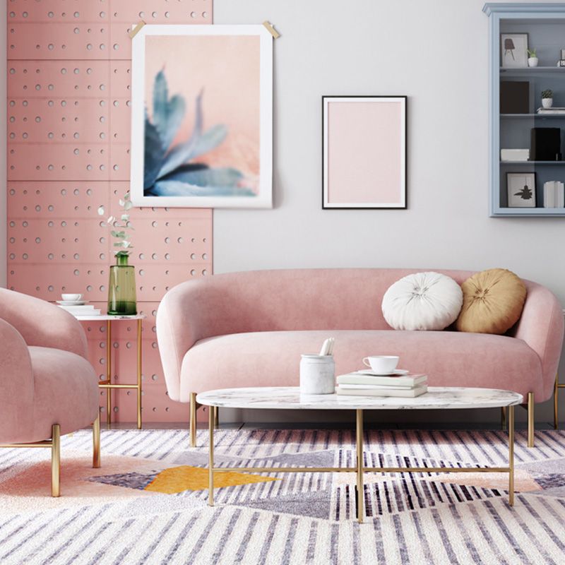 Mid-Century Modern Tight Back Sofa Curved 30.71" D X 29.92" H Loveseat Clearhalo 'furn' 'furn_sofas' 'Furniture' 'furniture_sofas' 'kitchen' 'kitchen_sofas' 'Living Room Furniture' 'Sofa' 'sofas' 1200x1200_7ae60361-9ae5-4f3c-a324-2f12c7d133a5