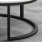 Modern Style Round Black and White Slate Top Nesting Coffee Table Clearhalo 'Coffee & Accent Tables' 'Coffee Tables' 'coffee_tables' 'furn' 'furn_coffee_tables' 'Furniture' 'Living Room Furniture' 1200x1200_7ae66894-694e-44b0-9b93-18ecdc7b2c41