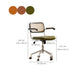 Modern Style Swivel Chair Low Back Home Office Chair with Wheels Clearhalo 'furn' 'furn_office_chair' 'Furniture' 'Office Chairs' 'Office Furniture' 'office_chair' 1200x1200_7ae71145-3bfa-4234-a83b-b05923e8b4d4