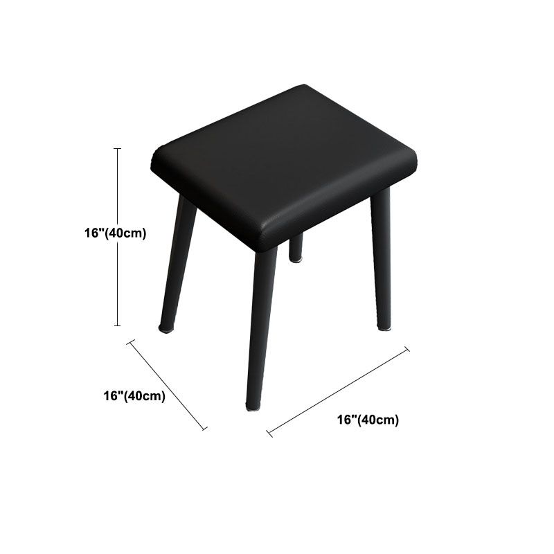 Contemporary Makeup Vanity Desk 2-Drawer Vanity Dressing Table with Slate Top