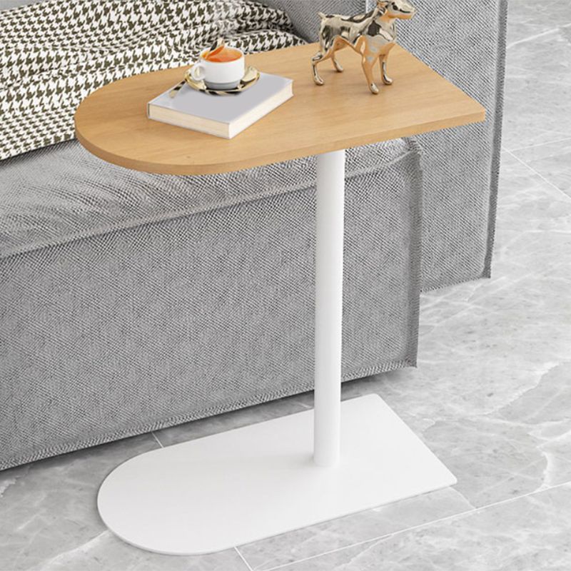 Modern Pedestal End Side Table Mental Sofa Side End Table for Living Room Clearhalo 'Coffee & Accent Tables' 'End & Side Tables' 'end_side_table' 'Furniture' 'furniture_end_side_table' 'Living Room Furniture' 1200x1200_7ae7a4fd-618c-4425-b8b9-e873e300bb35