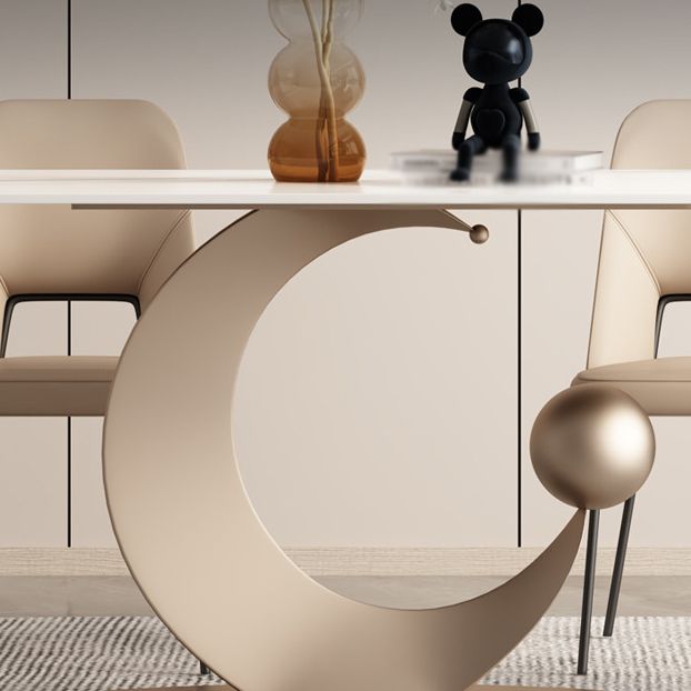 1/2/6/7 Pieces Dining Chairs Set Table Set with Sintered Stone Top with Leather Chairs Clearhalo 'Dining Room Sets' 'Dining Tables & Seating' 'dining_room_set' 'furn' 'furn_dining_room_set' 'Furniture' 'furniture_dining_room_set' 'Kitchen & Dining Furniture' 1200x1200_7ae84855-4100-4318-a154-1305374e9b41