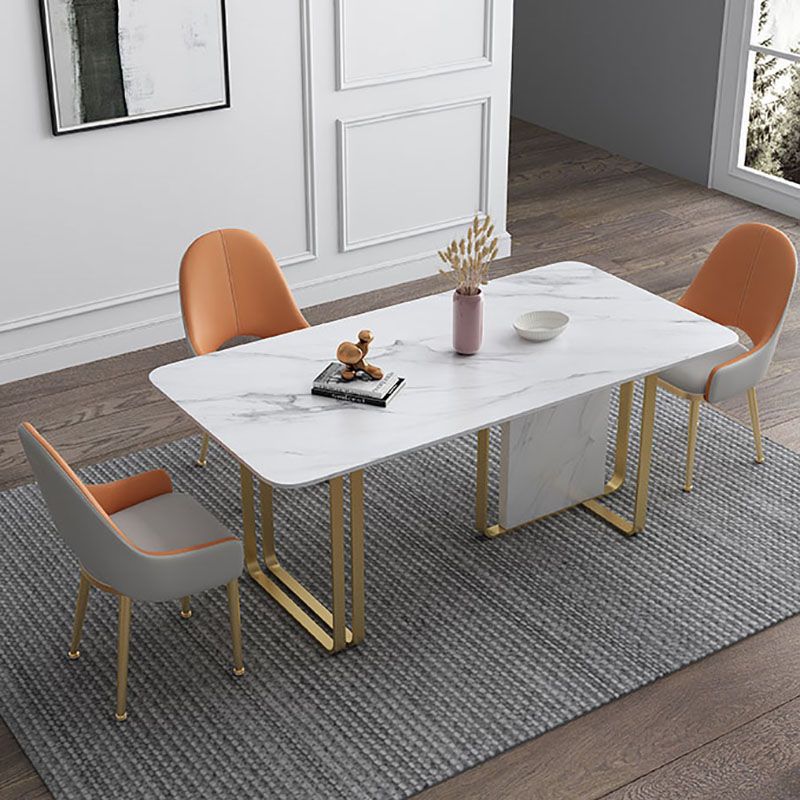 Scandinavian Leather Dining Chairs Upholstered Solid Back Chair for Kitchen Clearhalo ' kitchen&dining_furn' 'Dining Chairs' 'Dining Tables & Seating' 'dining_chair' 'furn' 'furn_dining_chair' 'Furniture' 'furniture_dining_chair' 'Kitchen & Dining Furniture' 'kitchen' 1200x1200_7ae8bd5e-6a8d-48d3-9769-ce12cb8e8e70