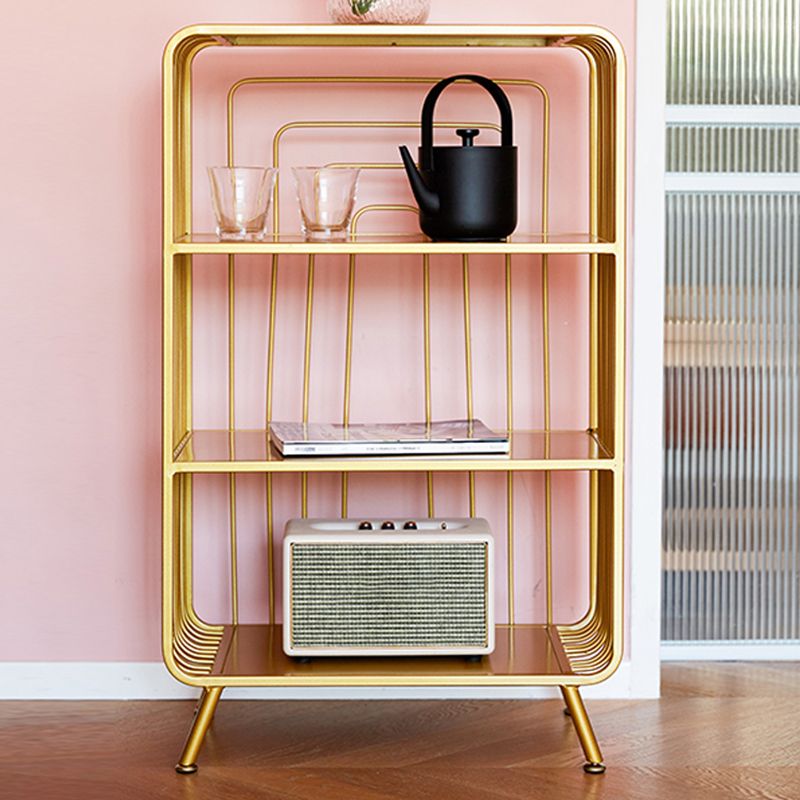 Moderner Stil Open Back Backing Booking Metal Bücherregal für Home Office