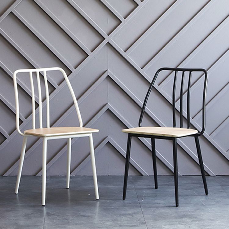 Contemporary Chairs Dining Armless Chair with Metal Legs for Kitchen Clearhalo ' kitchen&dining_furn' 'Dining Chairs' 'Dining Tables & Seating' 'dining_chair' 'furn' 'furn_dining_chair' 'Furniture' 'furniture_dining_chair' 'Kitchen & Dining Furniture' 'kitchen' 1200x1200_7ae9ca27-42a7-49eb-bccf-2fec2582054b