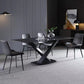 Industrial Kitchen Standard Dining Table Sintered Stone Dining Table with Pedestal Base Clearhalo ' dining_table' 'Dining Tables & Seating' 'Dining Tables' 'furn' 'furn_dining_table' 'Furniture' 'furniture_dining_table' 'Kitchen & Dining Furniture' 'kitchen&dining_furn' 'kitchen' 'kitchen_dining_table' 1200x1200_7aea1197-97f8-4c44-acf2-4a370bbfe0ca