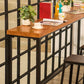 Industrial Bar Table Solid Wood Bar Dining Table with Trestle Base Clearhalo 'Bar Furniture' 'Bar Tables' 'bar_tables' 'furn' 'furn_bar_tables' 'Furniture' 'furniture_bar_tables' 'Kitchen & Dining Furniture' 1200x1200_7aebdf14-f0b4-4724-97d4-f9521d98354e