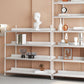 Contemporary Metal Etagere Bookshelf Open Office and Living Room Bookcase Clearhalo 'Bookcases' 'furn' 'furn_bookcases' 'Furniture' 'furniture_bookcases' 'Office Furniture' 1200x1200_7aed43fb-7b9a-44f2-8545-cca0a2c14fc9