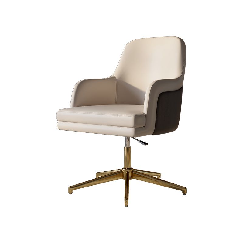 Chaise de bureau moderne Hauteur de siège réglable chaise pivotante sans bras