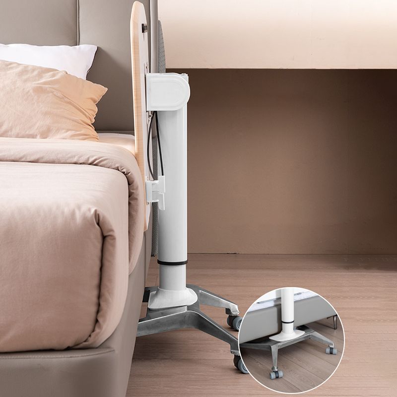 Rectangular Shaped Standing Desk White and Natural Writing Desks for Office Clearhalo 'furn' 'furn_office_desk' 'Furniture' 'Office Desks' 'Office Furniture' 'office_desk' 1200x1200_7af120be-b14e-47bf-8d91-eb21c8f90f2a