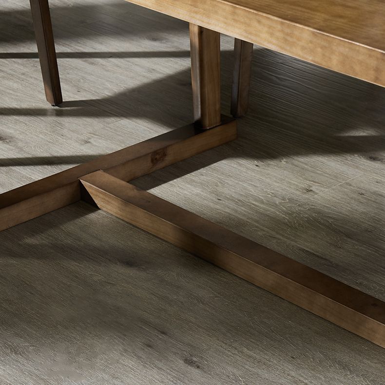 Rectangle Solid Wood White Dining Table Simplicity Trestle Base Table for Dining Room Clearhalo ' dining_table' 'Dining Tables & Seating' 'Dining Tables' 'furn' 'furn_dining_table' 'Furniture' 'furniture_dining_table' 'Kitchen & Dining Furniture' 'kitchen&dining_furn' 'kitchen' 'kitchen_dining_table' 1200x1200_7af31088-73a4-4f0c-9447-d33a541f2db0