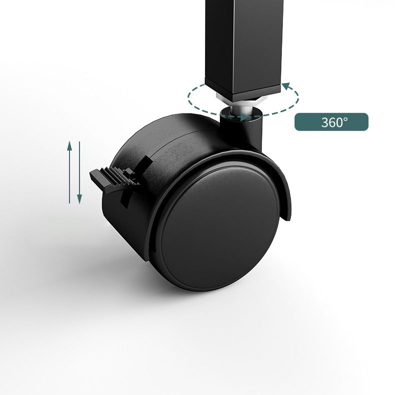 Industrial Etagere Bookshelf Steel Frame Manufactured Wood Shelf with Caster Wheels Clearhalo 'Bookcases' 'Furniture' 'furniture_bookcases' 'kitchen' 'kitchen_bookcases' 'Living Room Furniture' 'Office Furniture' 1200x1200_7af5660a-dcb0-4965-b700-0e756f41eba1