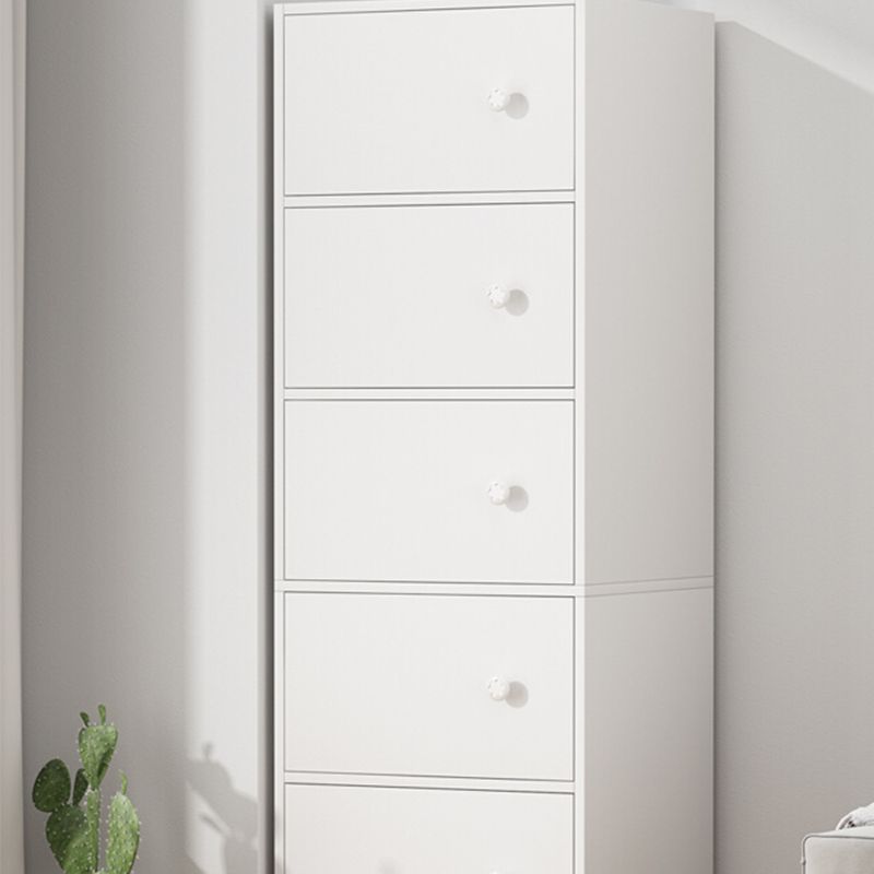 Contemporary Rectangle Accent Cabinet Manufactured Wood Knobs Accent Cabinet