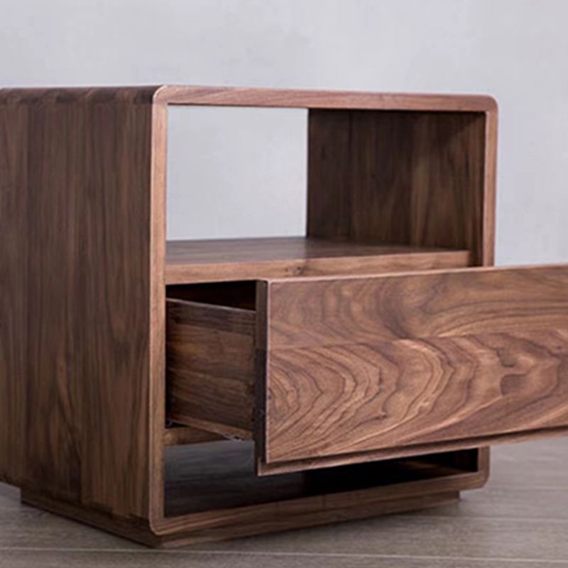 Modern da 20 "HED da 20" comodini in legno massiccio a legno massiccio da 1 tradotto tavolo da notte