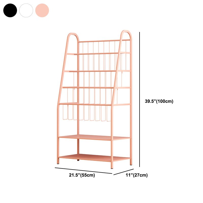 Scaffali per bambini contemporanei in metallo 6 scaffali per soggiorno