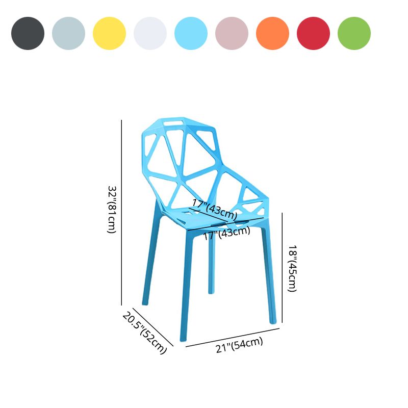 Contemporary Style Dining Chairs Plastic Dining Arm Side Chair for Kitchen Clearhalo ' kitchen&dining_furn' 'Dining Chairs' 'Dining Tables & Seating' 'dining_chair' 'furn' 'furn_dining_chair' 'Furniture' 'furniture_dining_chair' 'Kitchen & Dining Furniture' 'kitchen' 1200x1200_7af7ca8c-4274-4c72-bbcd-4a5b57091cb2