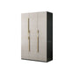 Engineered Wood Wardrobe Closet with Shelves Modern Wardrobe Cabinet