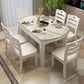 Modern Stone Round Dining Table Rubber Wood Legs for Dining Room Clearhalo 'Dining Tables & Seating' 'Dining Tables' 'dining_table' 'furn' 'furn_dining_table' 'Furniture' 'Kitchen & Dining Furniture' 1200x1200_7afcba54-9024-431a-b40a-72e7e84edbed
