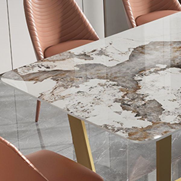 Nordic 1/4/5/6/7 Pieces Dining Set Sintered Stone Dining Table with Leather Chairs Clearhalo 'Dining Room Sets' 'Dining Tables & Seating' 'dining_room_set' 'furn' 'furn_dining_room_set' 'Furniture' 'furniture_dining_room_set' 'Kitchen & Dining Furniture' 'kitchen&dining_furn' 'kitchen' 1200x1200_7afd3672-0b54-4263-aaef-c1d646191572