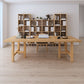Rectangle Indoor Working Table Modern Solid Wood Meeting Desk