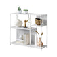 Contemporary Book Shelf Metal Open Back Shelf Bookcase for Study Room