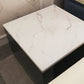Tavolo da fascia alta in pietra quadrata Glam Frame divano tavolo da estremità laterale per soggiorno