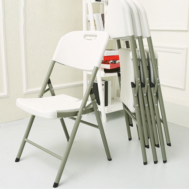 Sedia reclinabile in plastica contemporanea standard a colore singolo con gambe