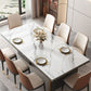Traditional Luxury Dining Table Rectangle Sintered Stone Double Pedestal Table with Black Base Clearhalo ' dining_table' 'Dining Tables & Seating' 'Dining Tables' 'furn' 'furn_dining_table' 'Furniture' 'furniture_dining_table' 'Kitchen & Dining Furniture' 'kitchen&dining_furn' 'kitchen' 'kitchen_dining_table' 1200x1200_7b0d9b1d-1dc3-418e-a464-1fc2c4d9beeb