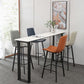 Indoor Stone and Metal Event and Cocktail Table Industrial Sled Counter Table Clearhalo 'Bar Furniture' 'Bar Tables' 'bar_tables' 'furn' 'furn_bar_tables' 'Furniture' 'furniture_bar_tables' 'Kitchen & Dining Furniture' 1200x1200_7b0e092c-b493-4cc0-9ffb-d255f86d9a39