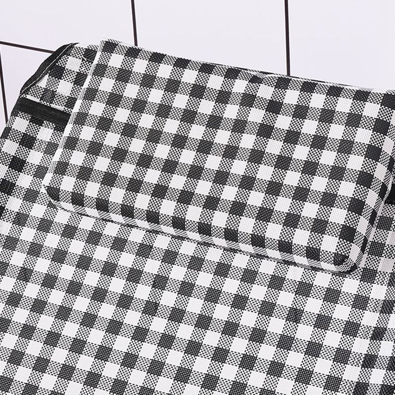 Chaise à bascule en coton moderne allongé avec oreiller pour le salon