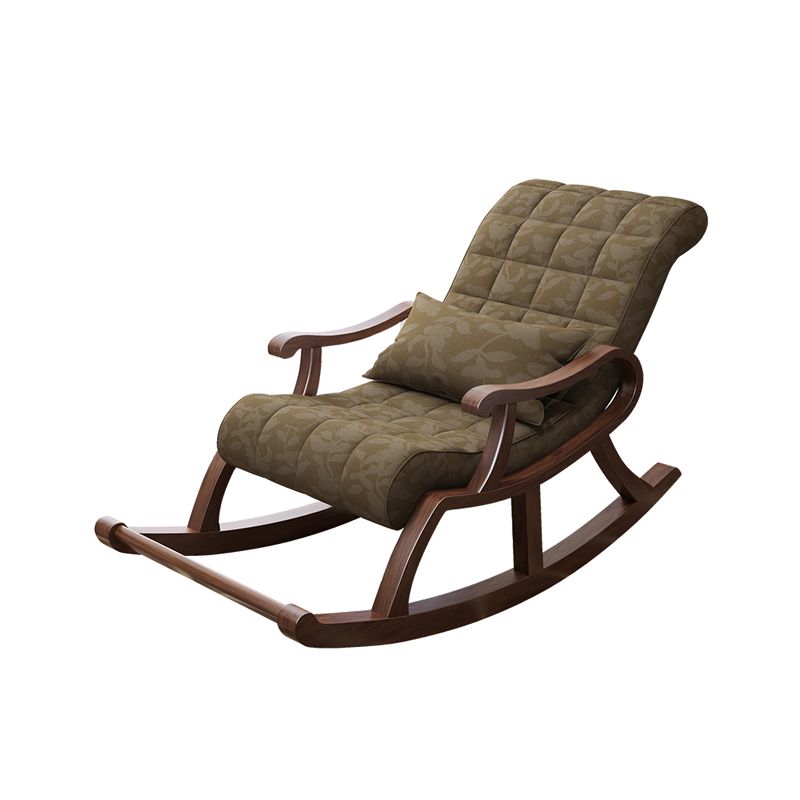 26.37 "L x 49.21" W x 35.03 "H Accent stoel Solid Wood Lounge Chair